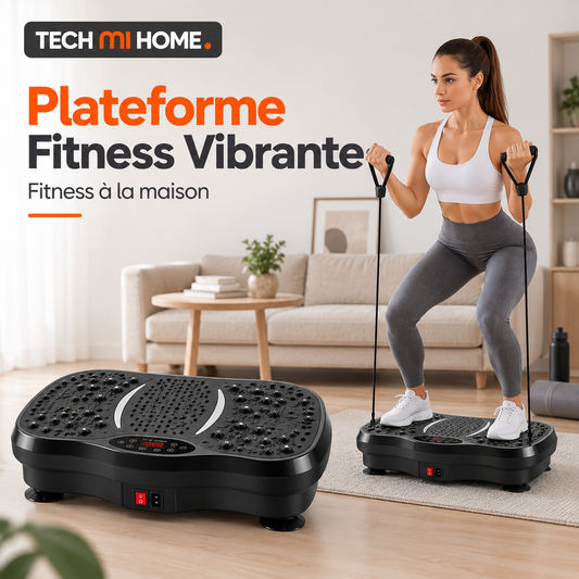 Plateforme fitness vibrante