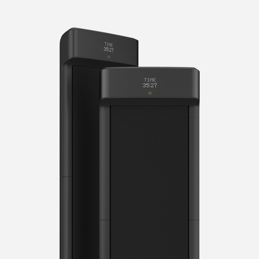 WalkingPad A1 Pro plié en deux, facile à ranger sous un lit ou un canapé
