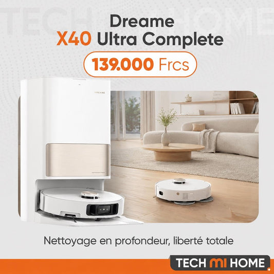 Dreame X40 Ultra Complete : prix et points forts — visuel Tech Mi Home NC