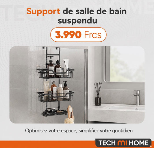 Support de salle de bain : prix et points forts — visuel Tech Mi Home NC