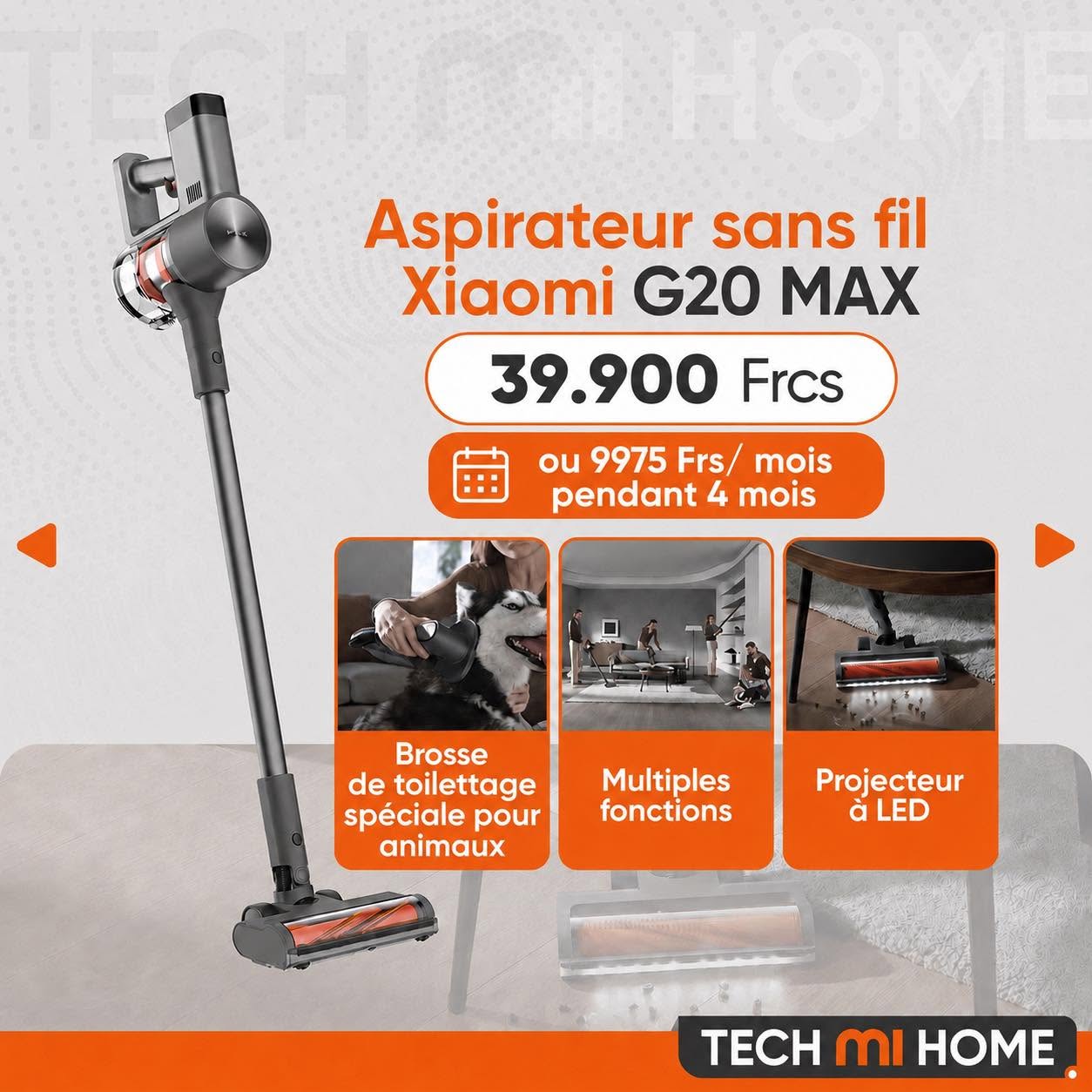Xiaomi G20 Max : prix et points forts — visuel Tech Mi Home NC 2