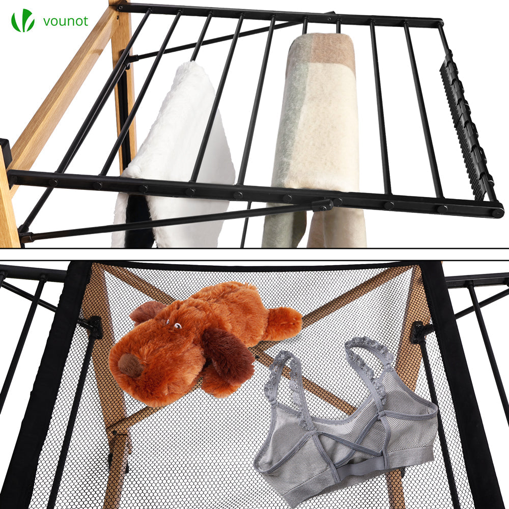 Étendoir à linge Vounot Deluxe Black déplié - photo 1