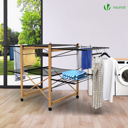Étendoir à linge Vounot Deluxe Black déplié - photo 3